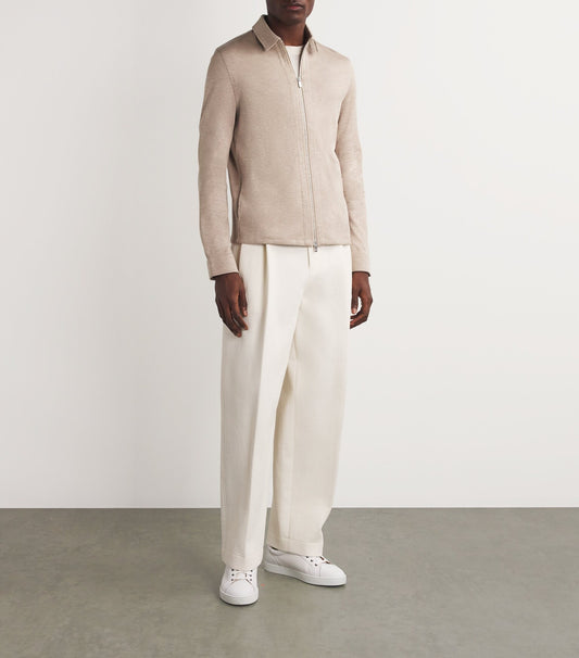 Pescarolo Avi Cotton Blend Zip Jacket