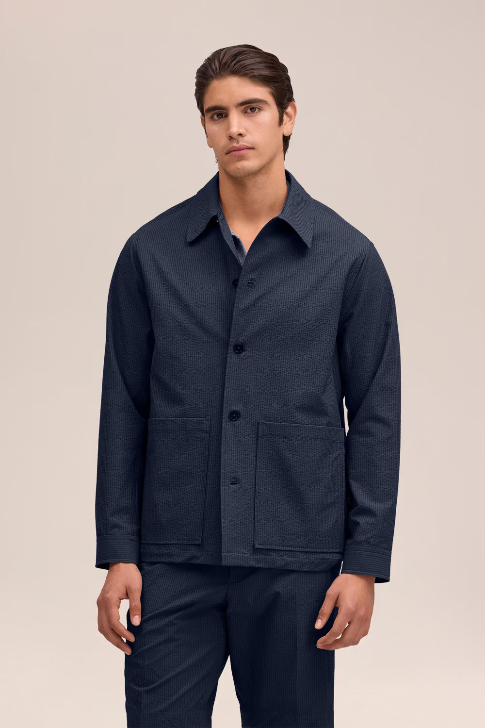 NN07 Blaze Seersucker Overshirt
