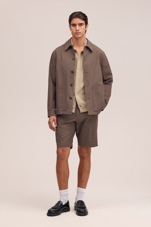 NN07 Blaze Seersucker Overshirt