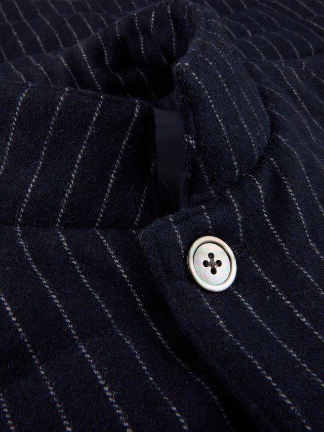 Stenstroms Wool Blend Pinstripe Vest