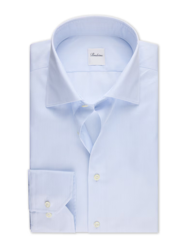 Stenstroms Cotton Thin Stripe Shirt
