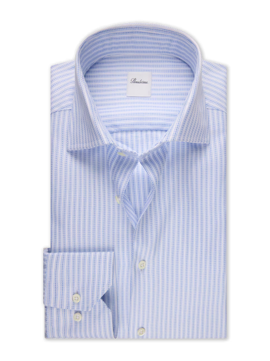 Stenstroms Striped Twill Shirt