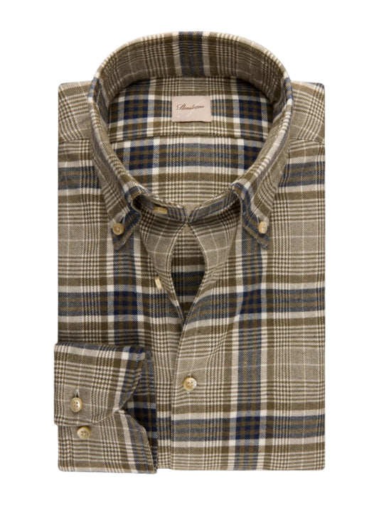 Stenstroms Cotton Flannel Check Shirt