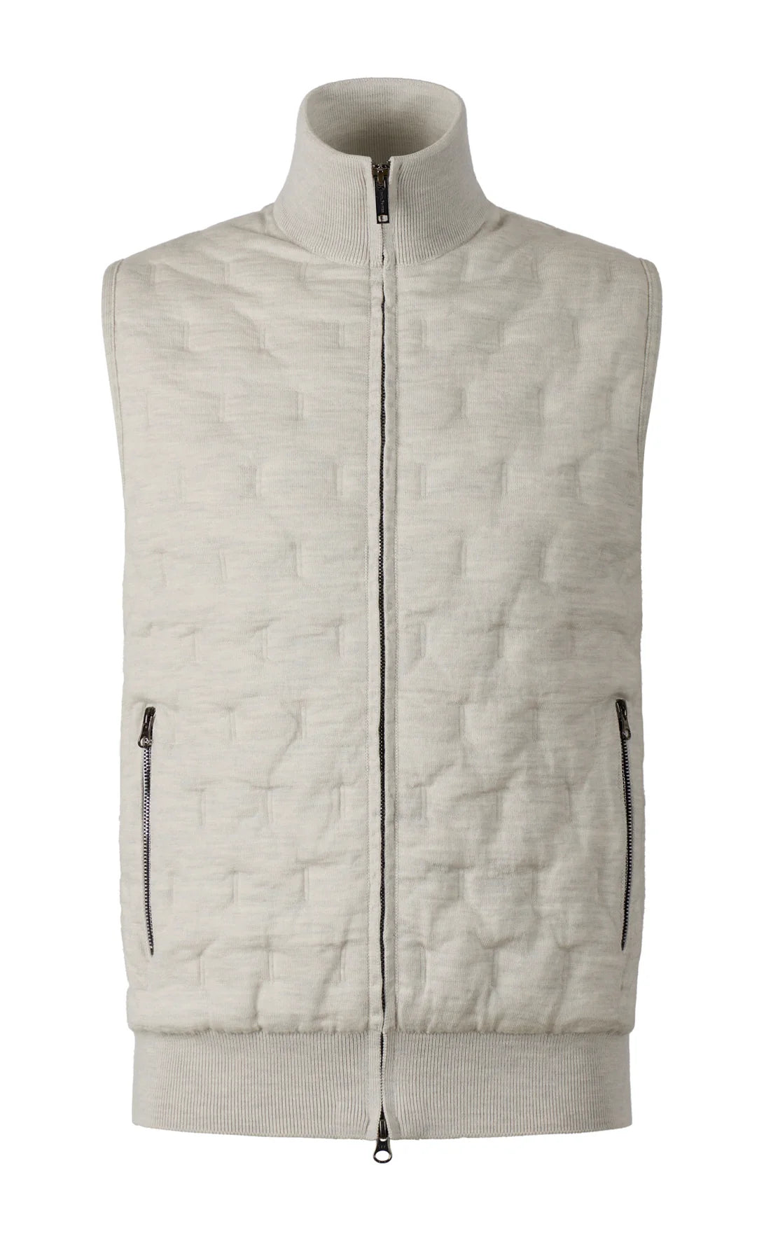 Phil Petter Quilted Wool Zip Up Vest