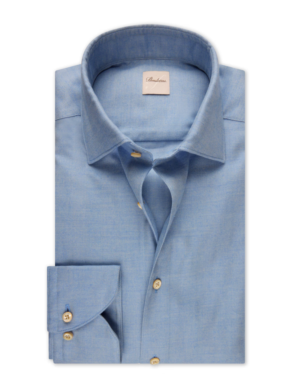 Stenstroms Regular Fit Solid Flannel Shirt