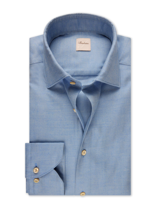 Stenstroms Regular Fit Solid Flannel Shirt