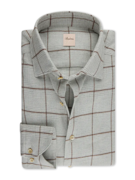 Stenstroms Cotton Flannel Check Shirt