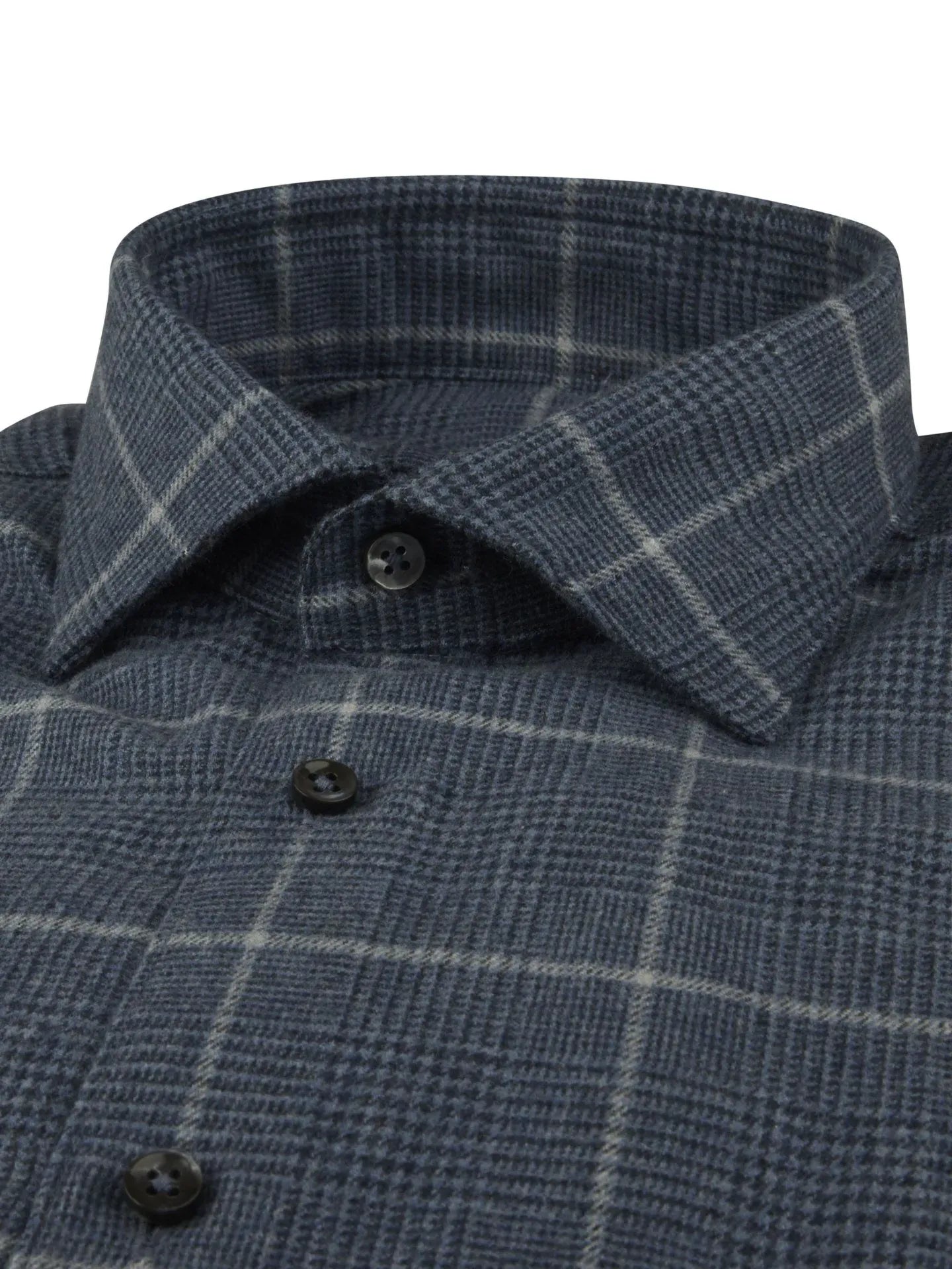 Stenstroms Cotton Flannel Glen Plaid Shirt