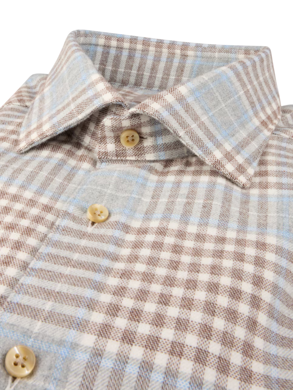 Stenstroms Regular Fit Checked Flannel Shirt
