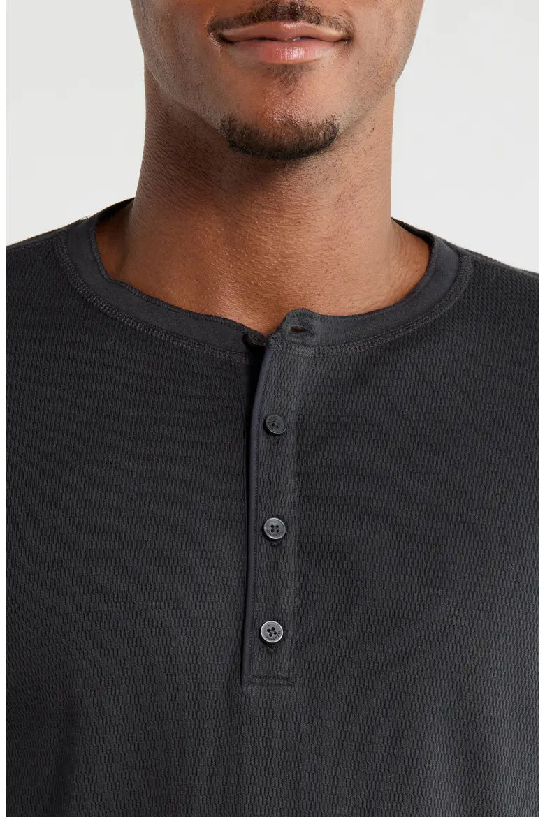 Rag & Bone Textured Knit L/S Henley