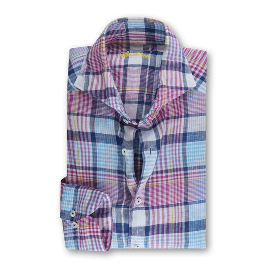 Stenstroms Checked Linen Shirt