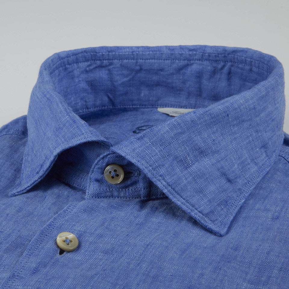 Stenstroms Blue Linen Shirt