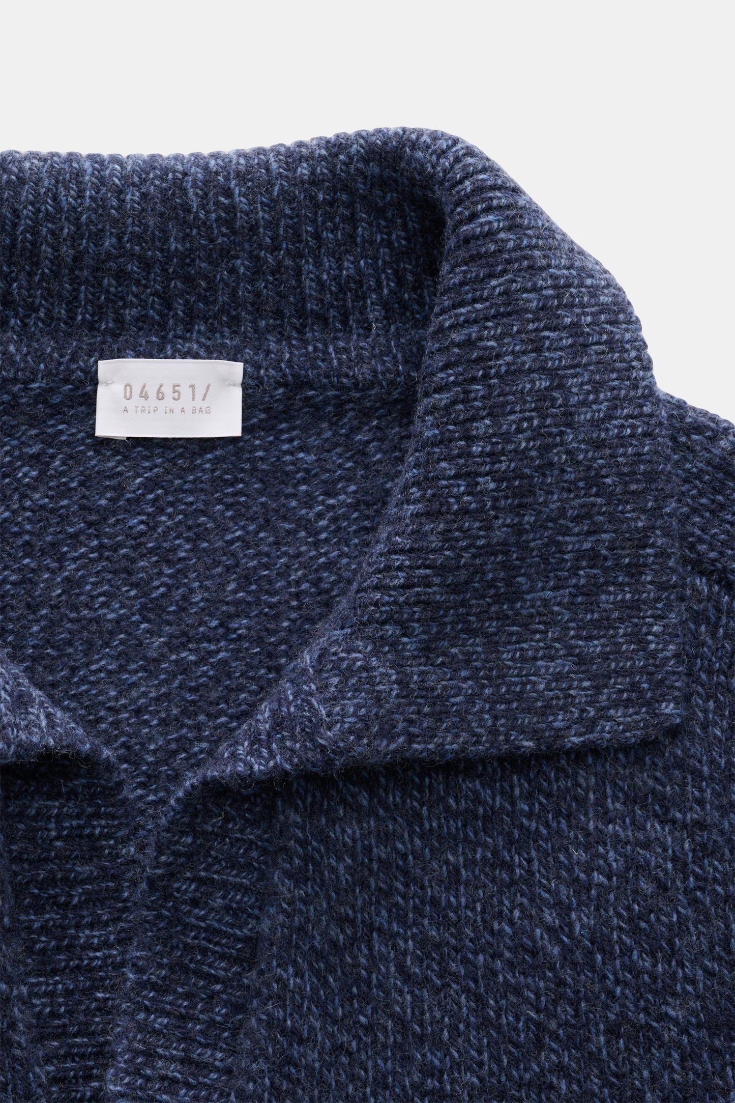 A Trip In A Bag Mouline Johnny Collar Sweater