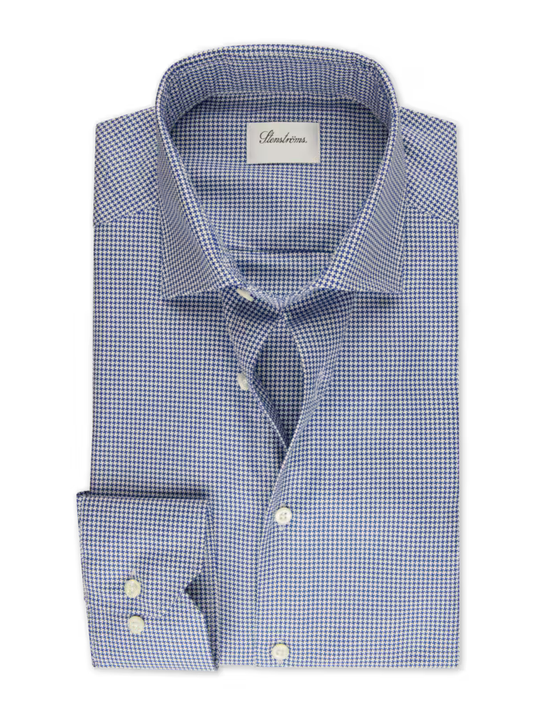 Stenstroms Houndstooth Oxford Shirt