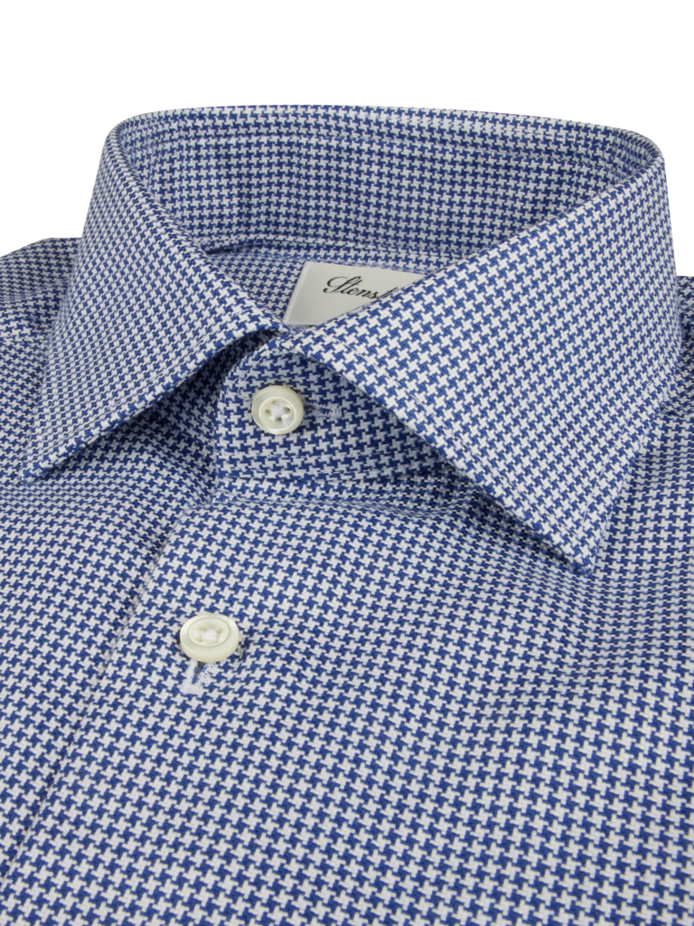 Stenstroms Houndstooth Oxford Shirt
