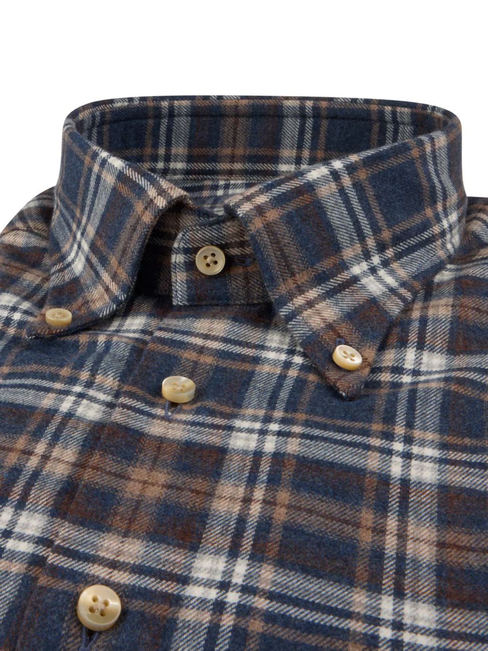 Stenstroms Slimline Checked Flannel Shirt