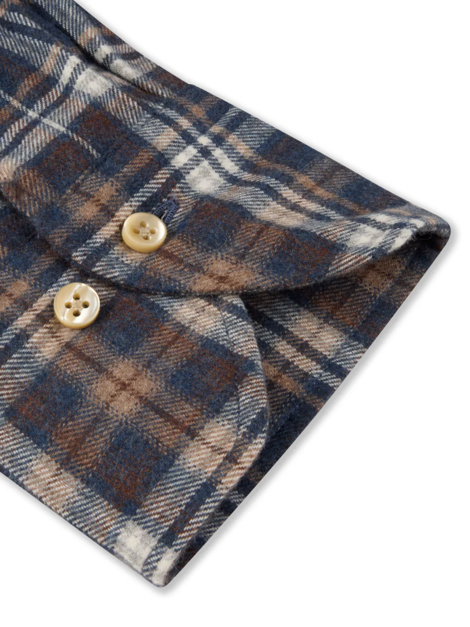 Stenstroms Slimline Checked Flannel Shirt