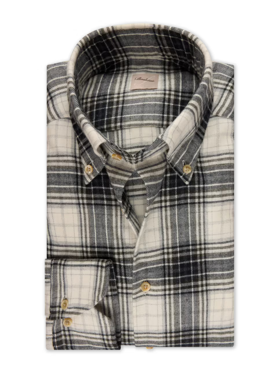 Stenstroms Slimline Checked Flannel Shirt