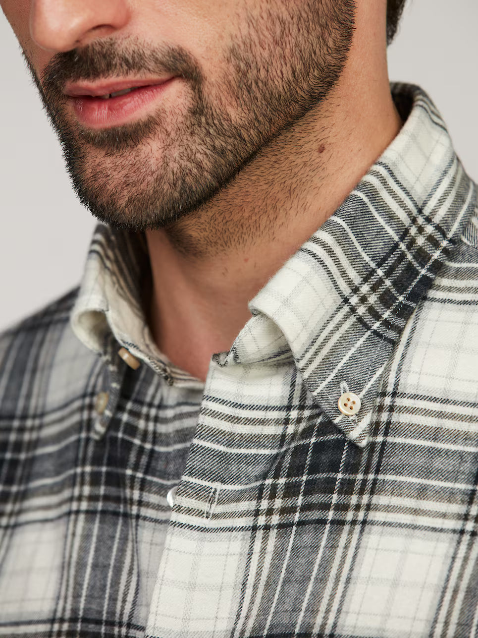 Stenstroms Slimline Checked Flannel Shirt