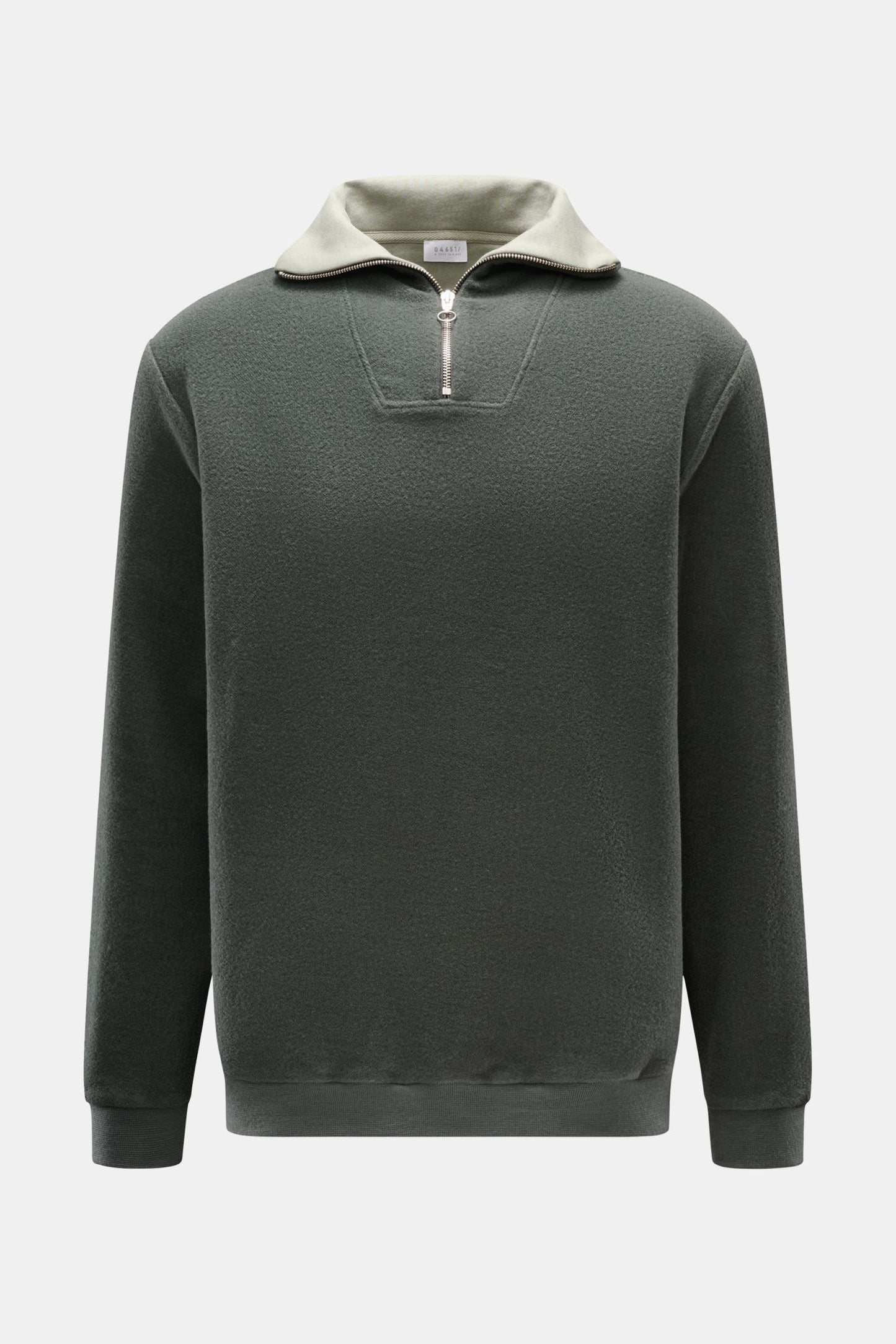 A Trip In A Bag Wool Blend 1/4 Zip Sweater