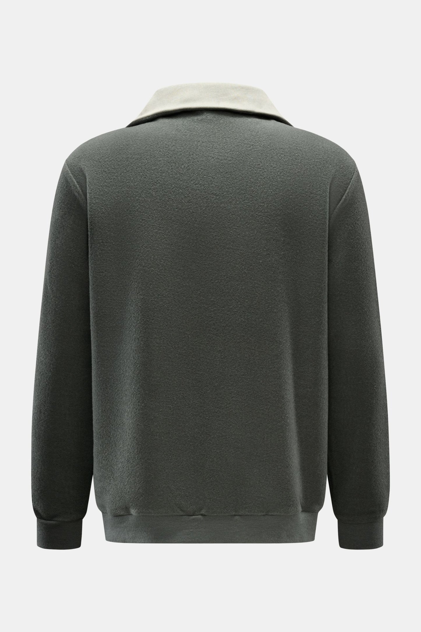 A Trip In A Bag Wool Blend 1/4 Zip Sweater