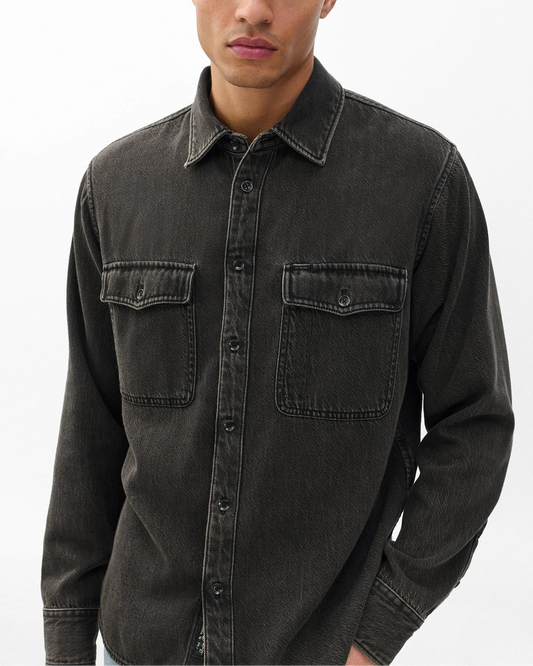 Rag and Bone Jack Infuse Denim Ultra Featherweight Shirt