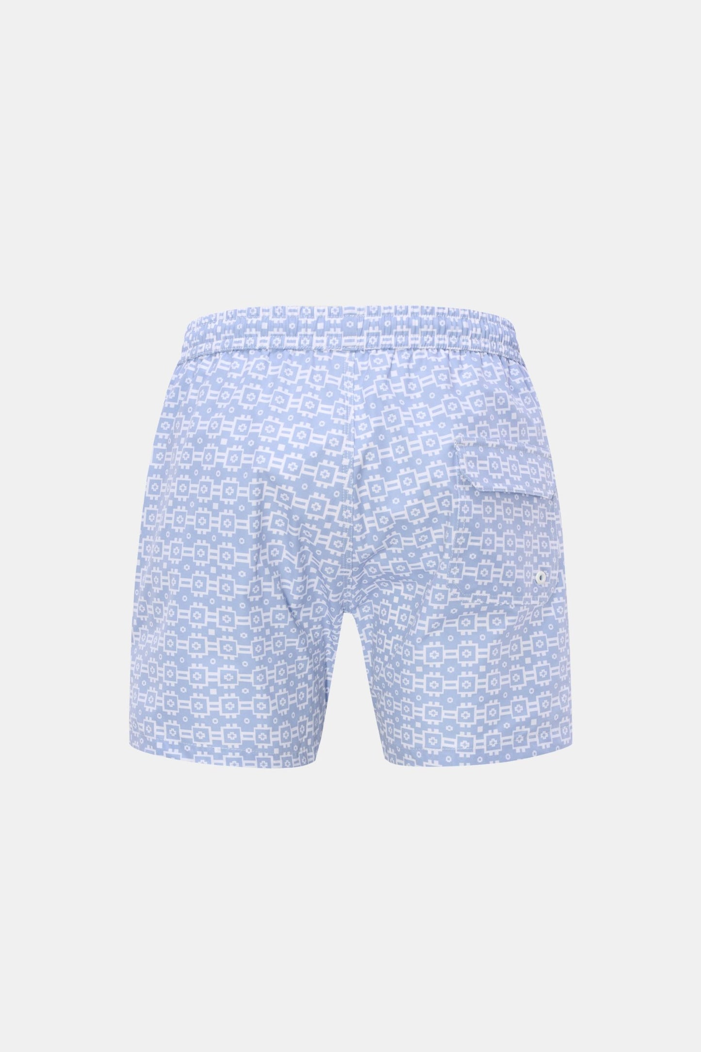 A Trip In A Bag Tile Swim Shorts