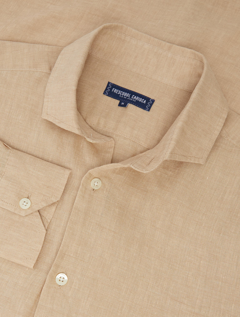 Frescobol Antonio Linen Shirt