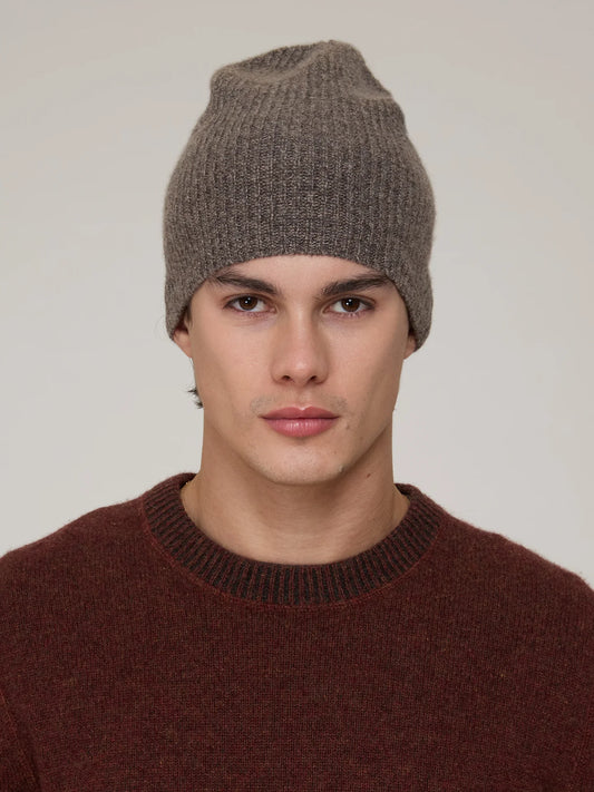 Autumn Cashmere Shaker Stitch Hat
