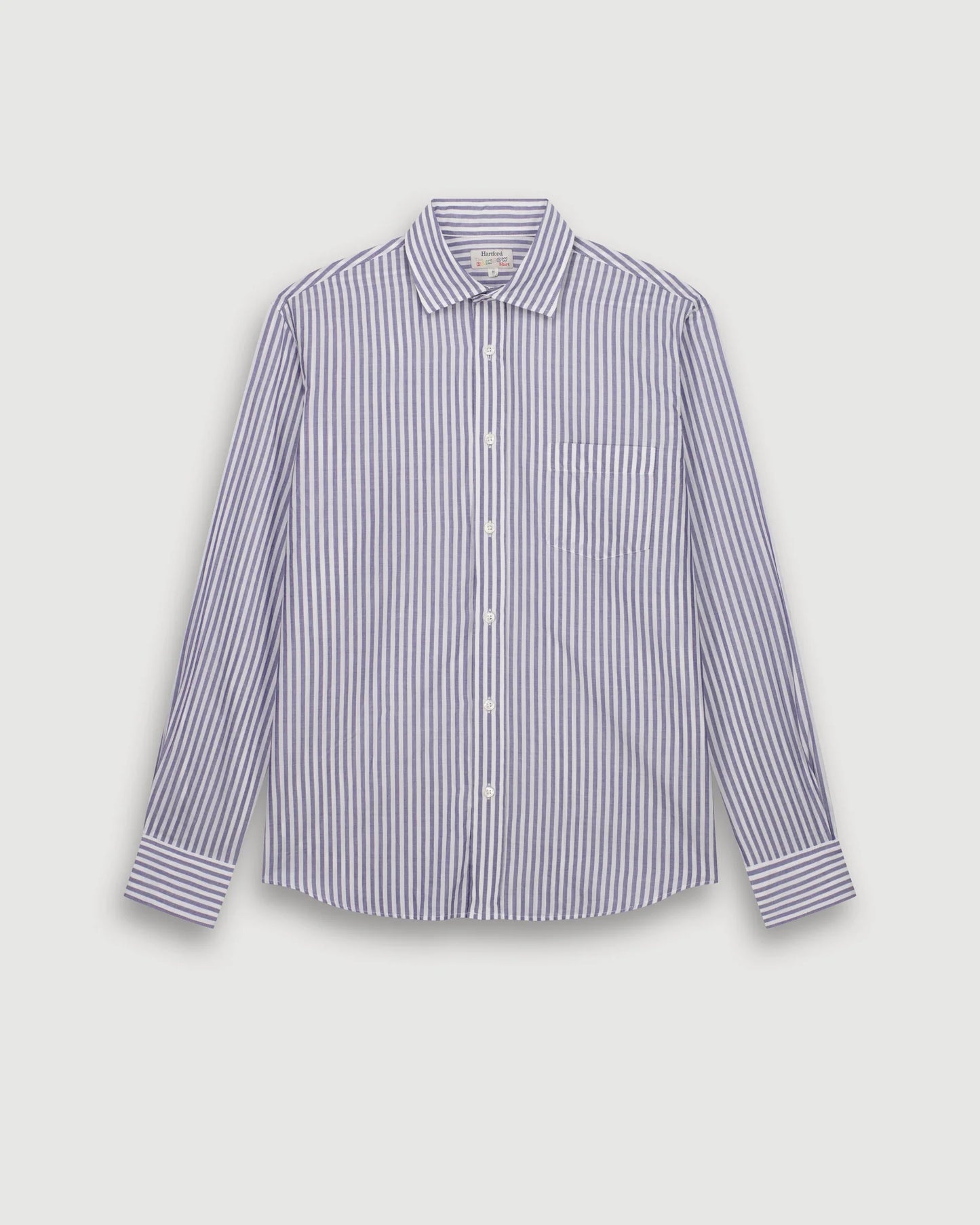 Hartford Paul End To End Stripe Shirt