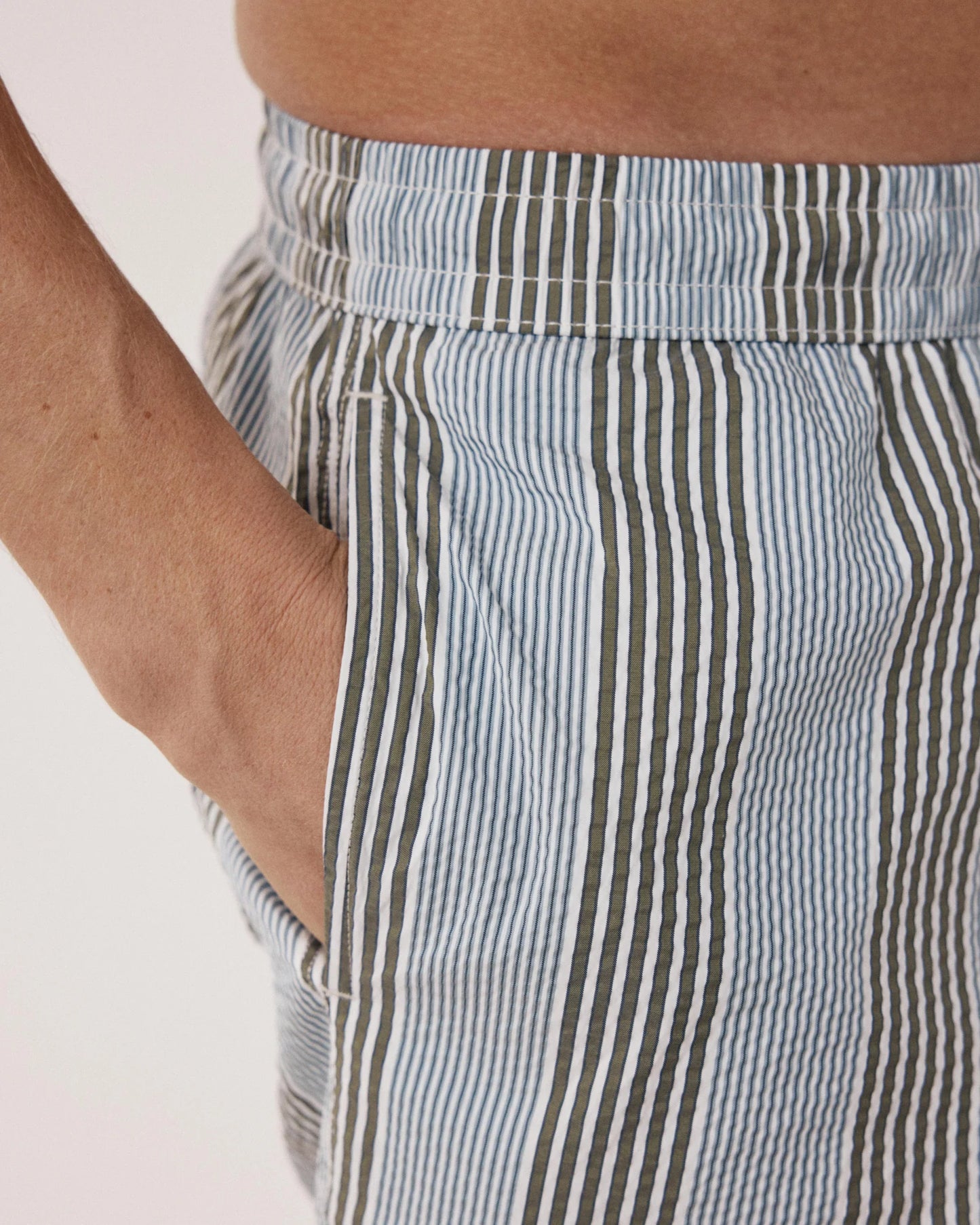 Hartford Seersucker Swim Trunks
