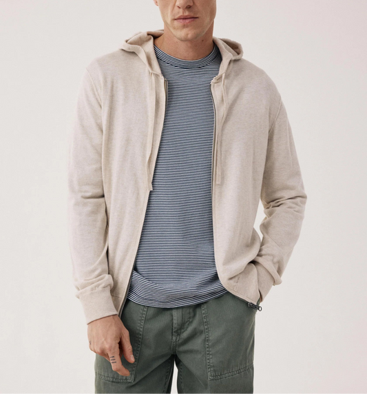 Hartford Full Zip Hoodie Sweater