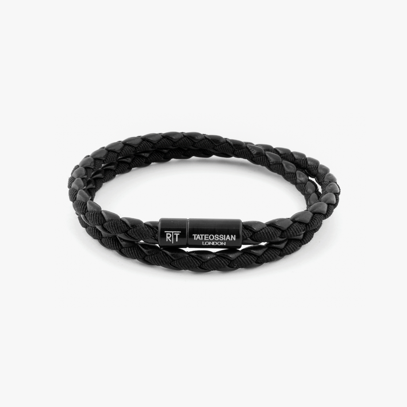 Tateossian Chelsea Leather Bracelet