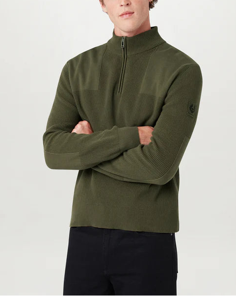 Belstaff Commander 1/4 Zip Sweater
