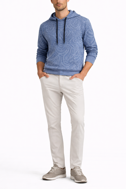 Crossley Plesir Printed Terry Hoodie