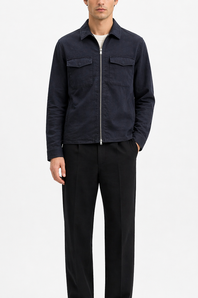 Pescarolo Urus Linen Garment Dyed Jacket
