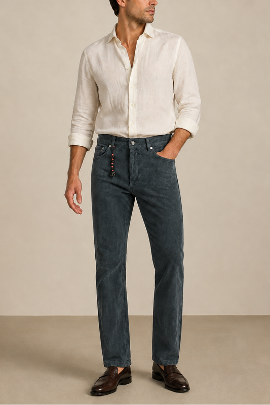 Pescarolo Nerano M Corded Velour Pant