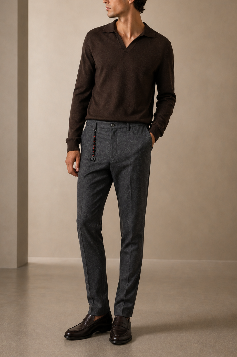 Pescarolo Nerano M Flannel Pant