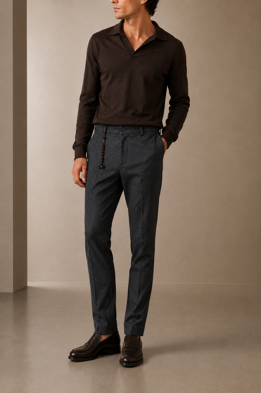 Pescarolo Nerano M Flannel Pant