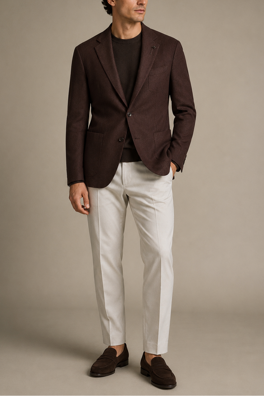 LARDINI Wool Blend Roma Jacket