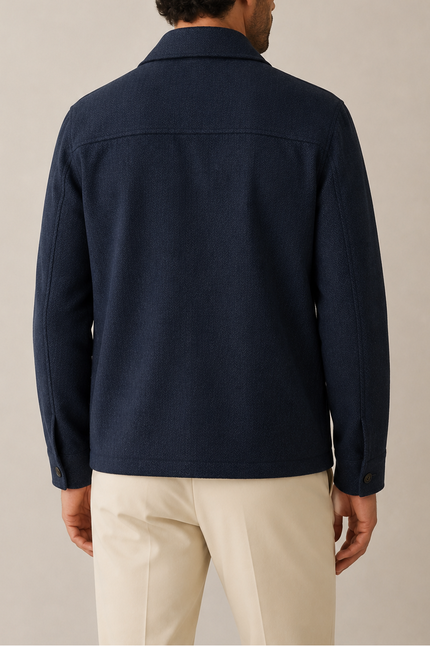 Eleventy Herringbone Overshirt