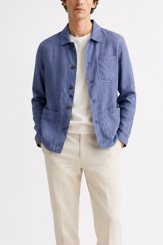 Altea Constantin Dyed Linen Jacket