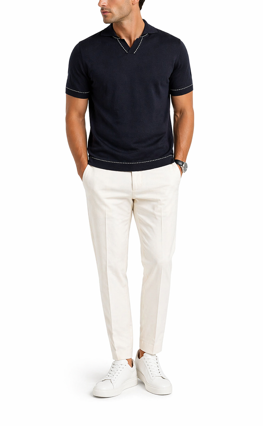 Phil Petter Cotton Relaxed Polo Shirt