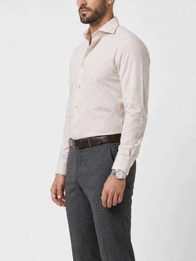 Stenstroms Cotton Stripe Shirt