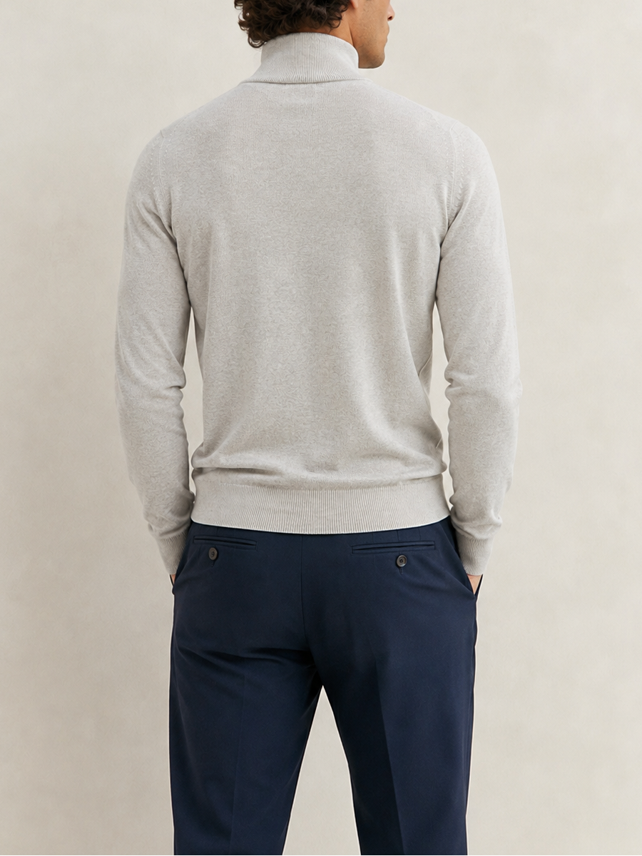 John Smedley Tapton Wool 1/4 Zip Sweater