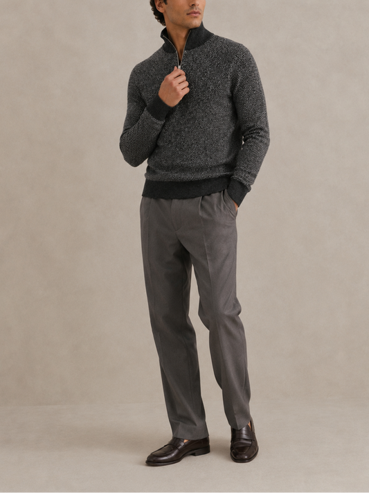 John Smedley Inghram 1/2 Zip Sweater