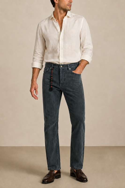 Pescarolo Nerano M Corded Velour Pant