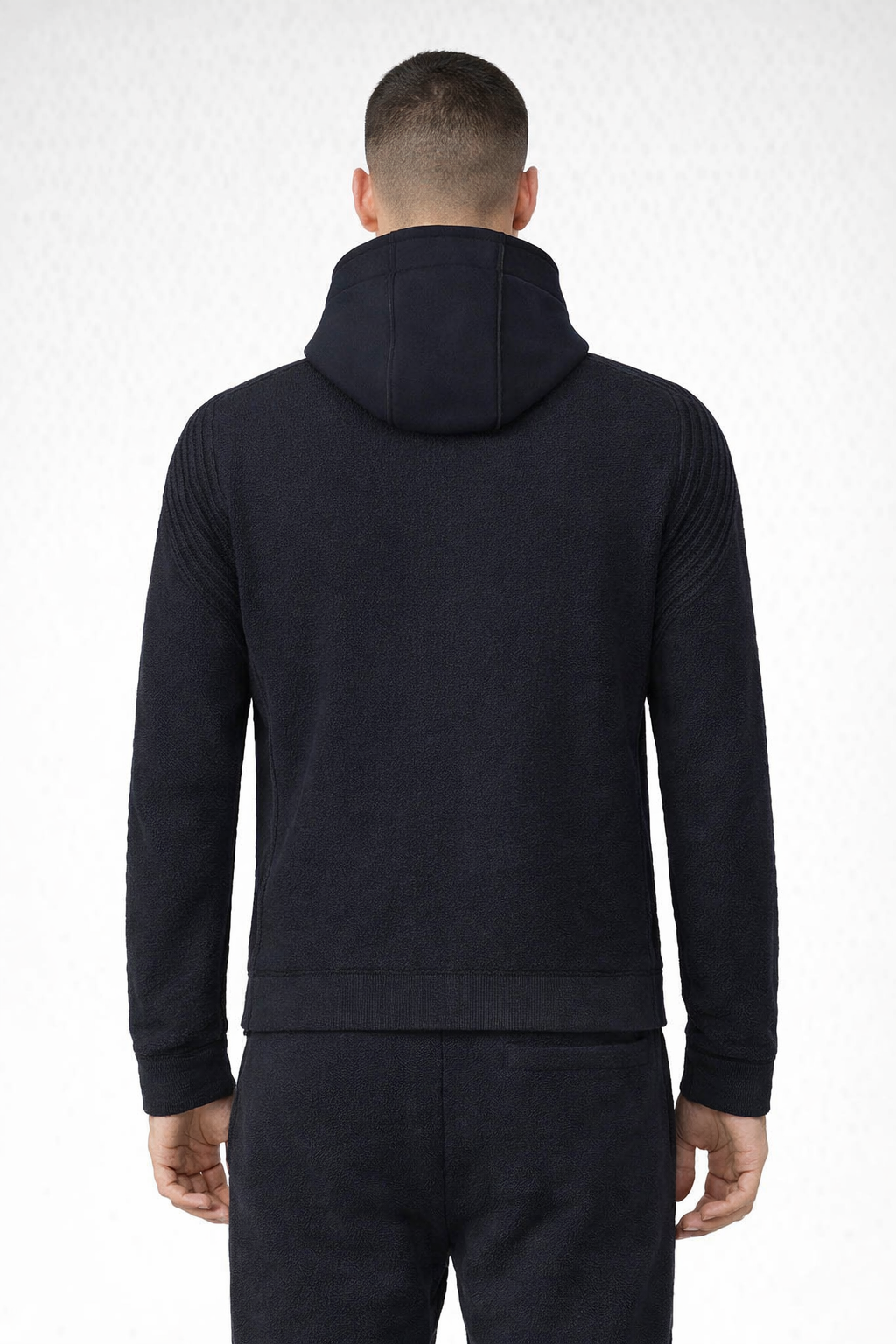 Phil Petter Hybrid Hooded Zip Up Sporty Jacket
