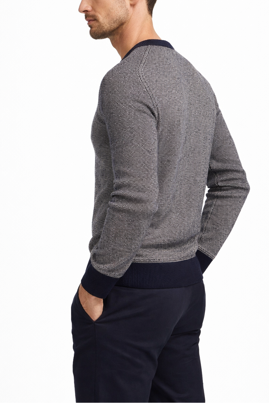 Phil Petter Cotton Bouclé Relaxed Fit Pullover