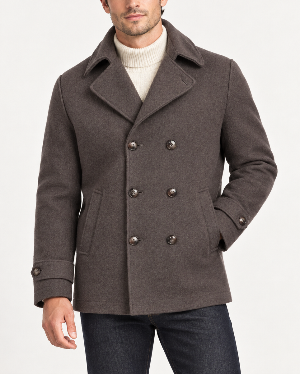 Phil Petter Cabanjacke Relaxed Fit Wool Jacket